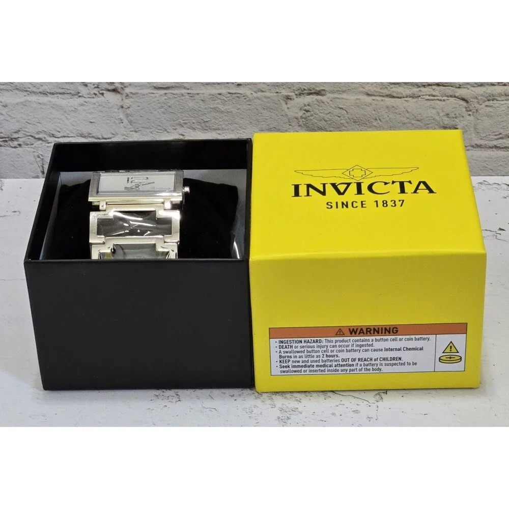 Invicta Angel Unisex Watch Rectangle 36 X 25mm Steel 50169 Brand New
